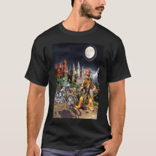 Piraat dat naar de markt gaat voor makreelvruchten t-shirt