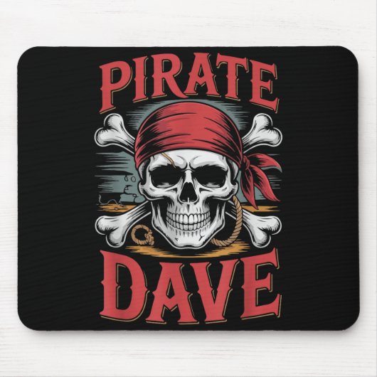 Piraat dave muismat (Voorkant)