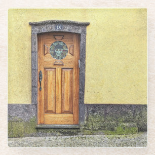 Piraat deur groet Onderzetter Glazen Onderzetter