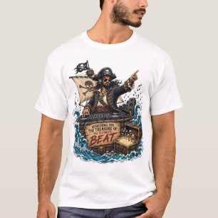 Piraat DJ-kapitein T-shirt