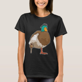 Piraat Eend Houten been T-shirt