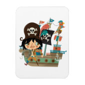 Piraat en het Schip van de Piraat Magneet (Verticaal)