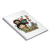 Piraat en het Schip van de Piraat Notitieboek (Rechterzijde)