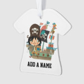 Piraat en het Schip van de Piraat Ornament (voorkant)