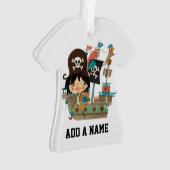 Piraat en het Schip van de Piraat Ornament (voorkant)