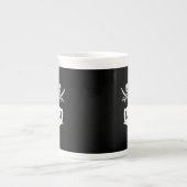 Piraat en monogram porselein kop (Voorkant)
