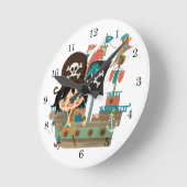 Piraat en Piratenschip Ronde Klok (Hoek)