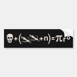 Piraat Formule Bumpersticker