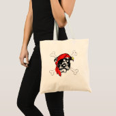 Piraat hond! tote bag (Voorkant (product))