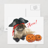 Piraat Hondje Briefkaart (Voorkant / Achterkant)