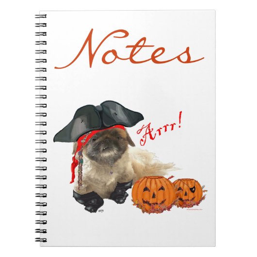Piraat Hondje Notitieboek (Voorkant)