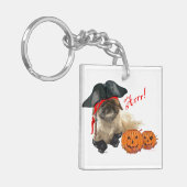 Piraat Hondje Sleutelhanger (Voorkant Links)