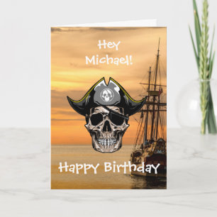 Piraat Jolly Roger Kapitein Kaart