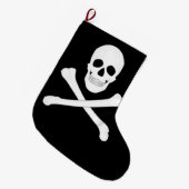 Piraat (Jolly Roger) Vlag Grote Kerstsok (Voorkant (Hangend))