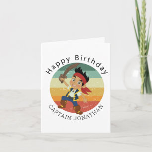 Piraat Jongen Feestkaart Kaart