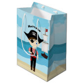 Piraat Jongen Medium Cadeauzakje (Voorkant Gekanteld)