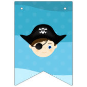 Piraat Jongen Vlaggetjes (Eerste vlag)