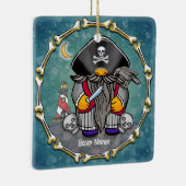 Piraat kabouter  keramisch ornament (Rechts)