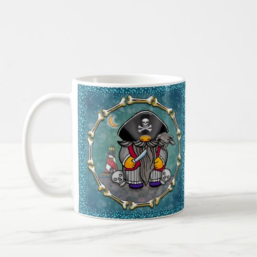 Piraat kabouter  koffiemok (Links)