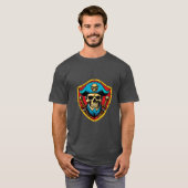 Piraat Kapitein T-Shirt (Voorkant volledig)
