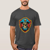 Piraat Kapitein T-Shirt (Voorkant)