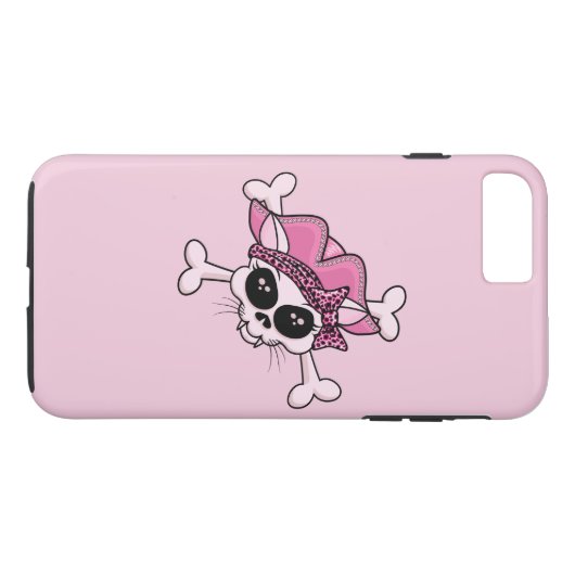 piraat Kat Case-Mate iPhone Case (Achterkant (Horizontaal))