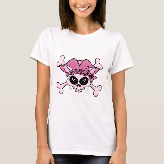  piraat Kat T-shirt (Voorkant)