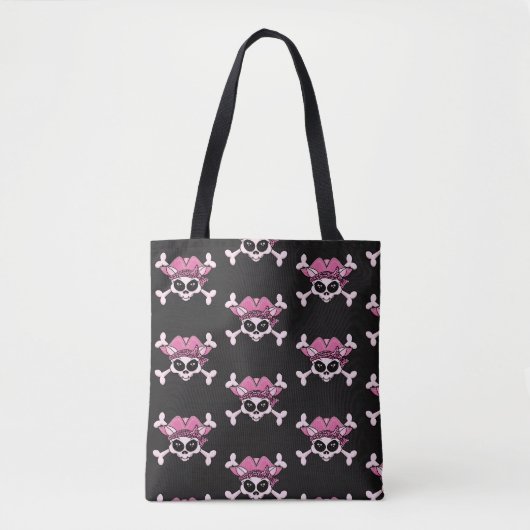 piraat Kat Tote Bag (Voorkant)