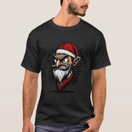 Piraat Kerstman Gezicht Voor Kerstmis T-shirt