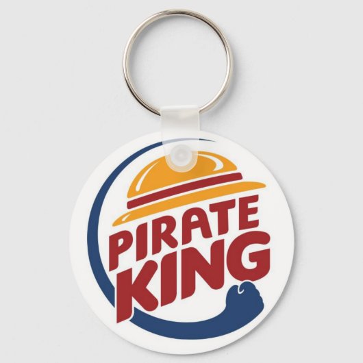Piraat Koning Logo Sleutelhanger (Voorkant)