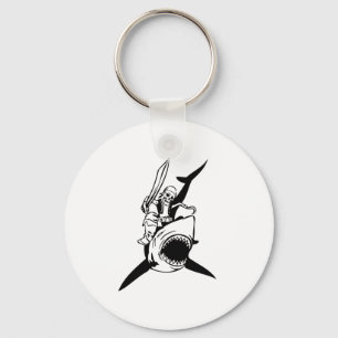 Piraat Kostuum Feest Accessoires Skelet Haai Sleutelhanger