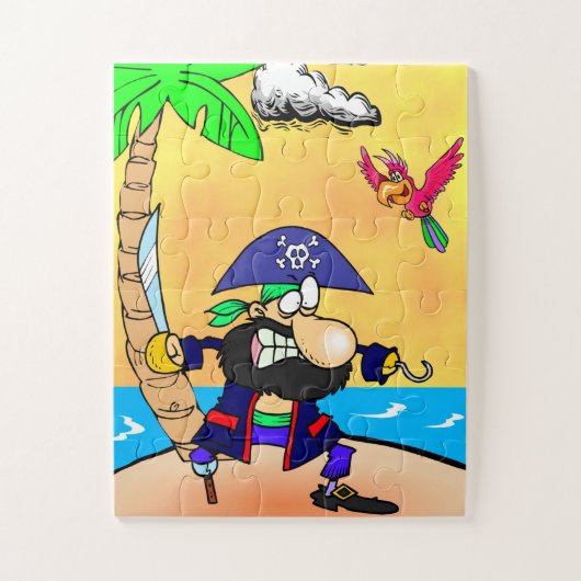 Piraat Legpuzzel (Verticaal)