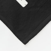 Piraat leraar grappige schedel  fleece deken (Hoek)
