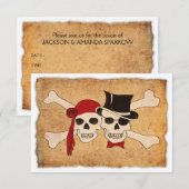 piraat liefde kaart (Voorkant / Achterkant)