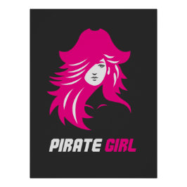 Piraat Meisje Baddie Esthetiek Perfect Poster