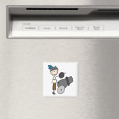 Piraat met kanon magneet (Insitu (Vaatwasser))