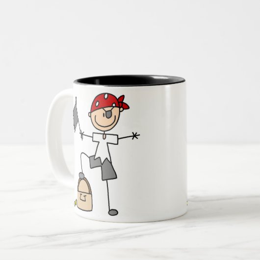 Piraat met Mok van de schatkist (Voorkant links)