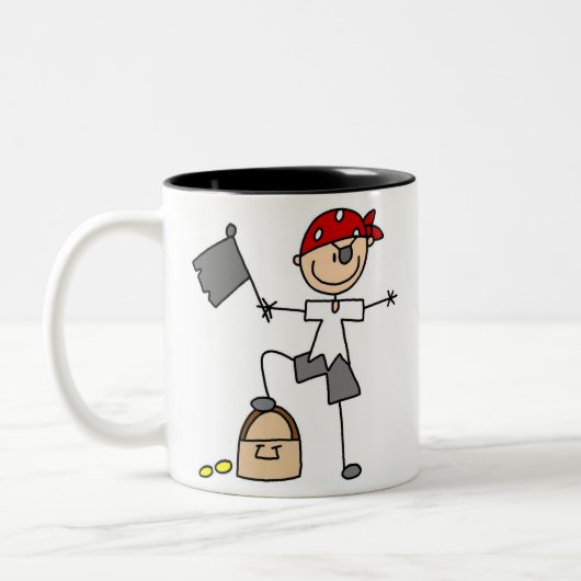 Piraat met Mok van de schatkist (Links)