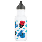 Piraat Octopus, Octopus Patroon, Zee Dieren Waterfles (Links)