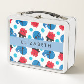 Piraat Octopus, Octopus Patroon, Zee, Jouw naam (Voorkant)