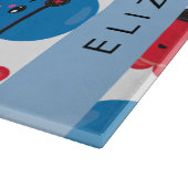 Piraat Octopus, Octopus Patroon, Zee, Jouw naam Snijplank (Hoek)