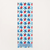 Piraat Octopus, Octopus Patroon, Zee, Jouw naam Yogamat (Voorkant)