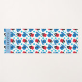 Piraat Octopus, Octopus Patroon, Zee, Jouw naam Yogamat (Voorkant (horizontaal))