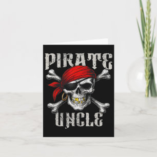 Piraat Oom Jolly Roger Vlag En Schedel Kruisbeende Kaart
