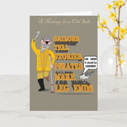 PIRAAT; OUDE ZOUTZAAI KAART (Gele Bloem)