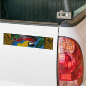 Piraat papegaai bumpersticker (Op Truck)