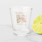 Piraat papegaai citaat shot glas (Achterkant)
