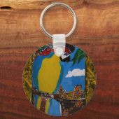 Piraat papegaai sleutelhanger (Voorkant)