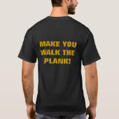 Piraat papegaai t-shirt (Achterkant)