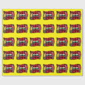 Piraat Papegaaien Cadeaupapier (Vlak)